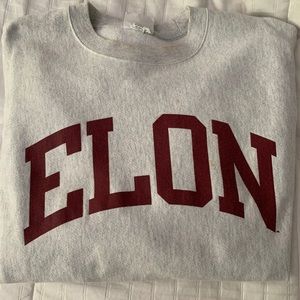 Elon university crewneck